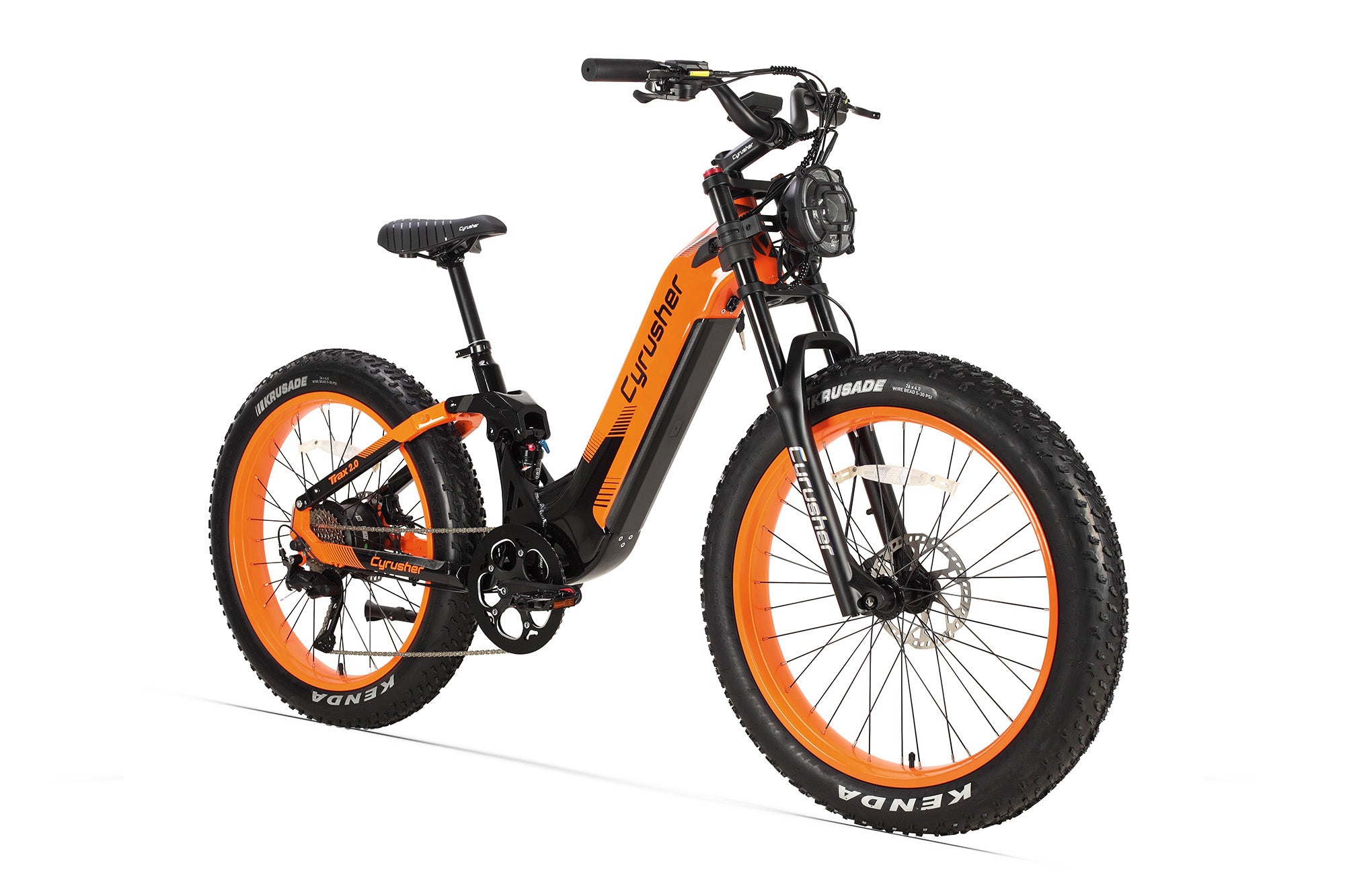 Cyrusher Trax 2.0 Step-Thru Full-Suspension E-Bike