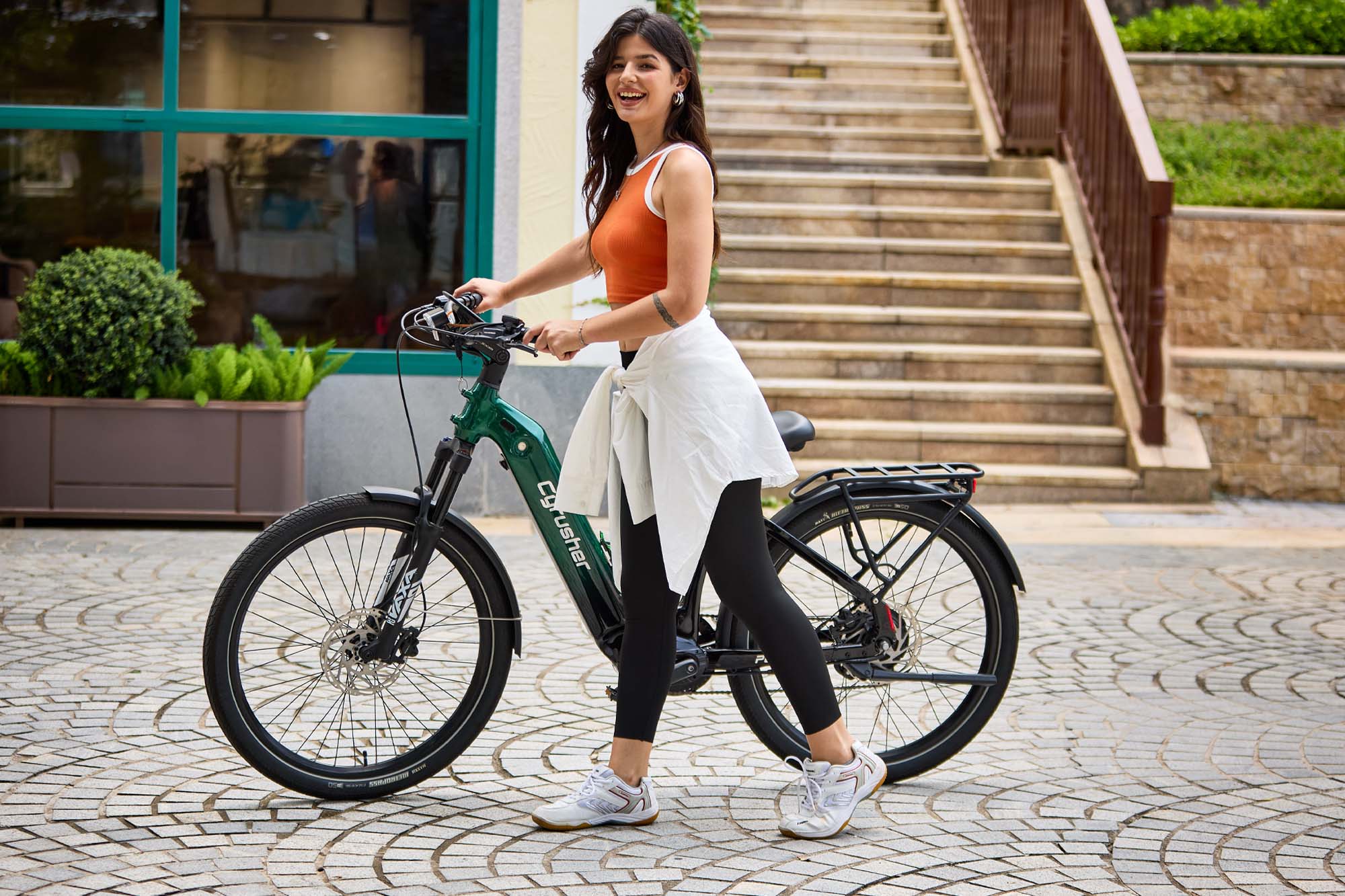 Cyrusher Path E-Bike | 59 Mi Range • 750 W Power • City Comfort