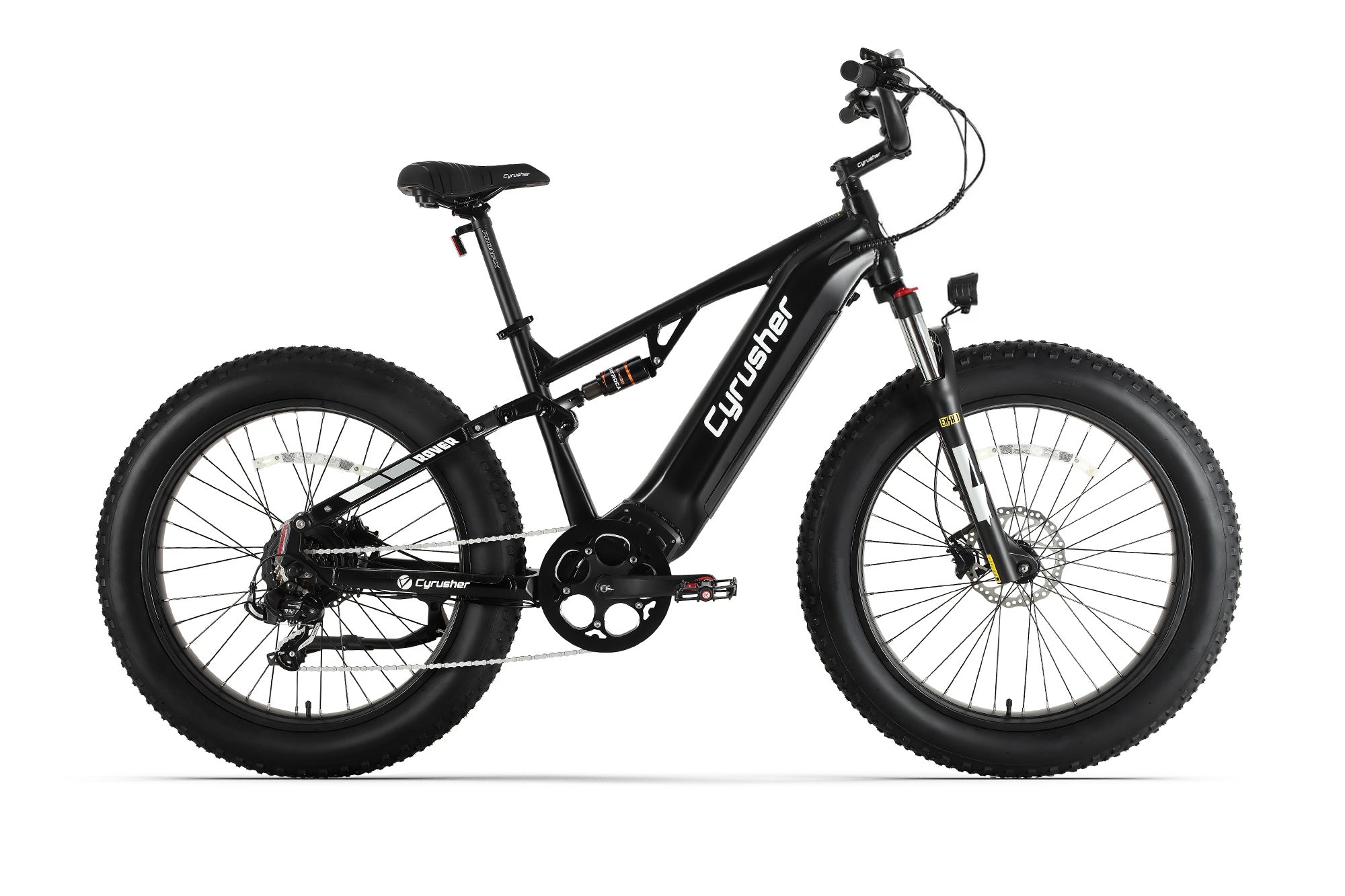 Cyrusher Rover Step-Over Full-Suspension E-Bike