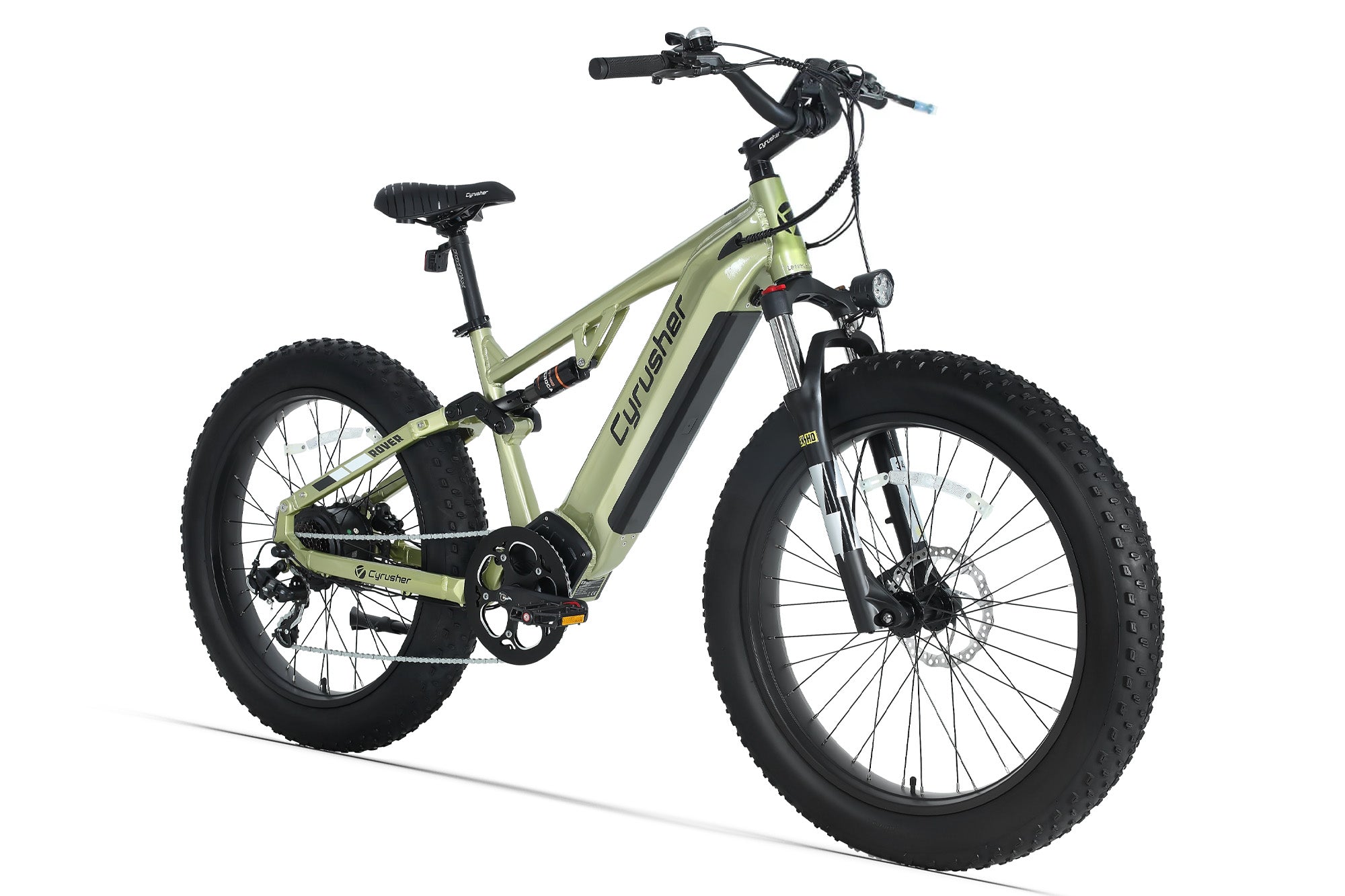 Cyrusher Rover Step-Over Full-Suspension E-Bike