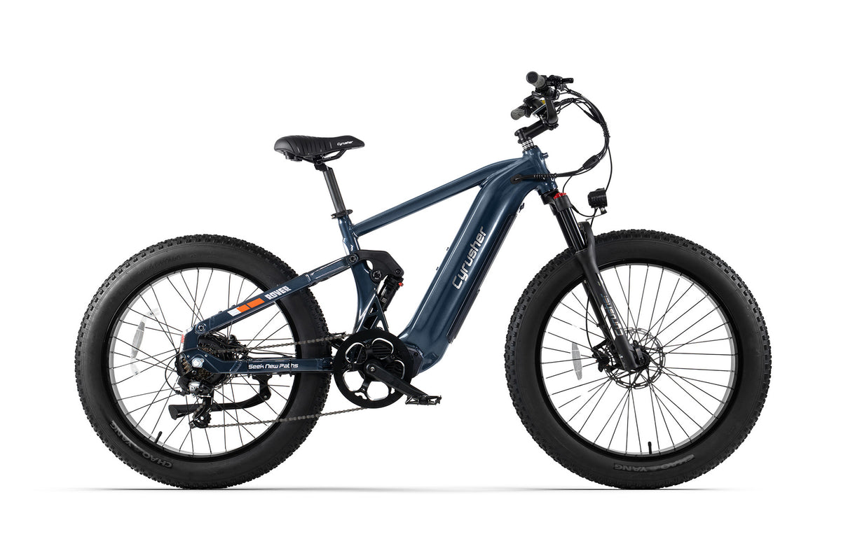 Cyrusher Rover Pro Step-Over Full-Suspension E-Bike