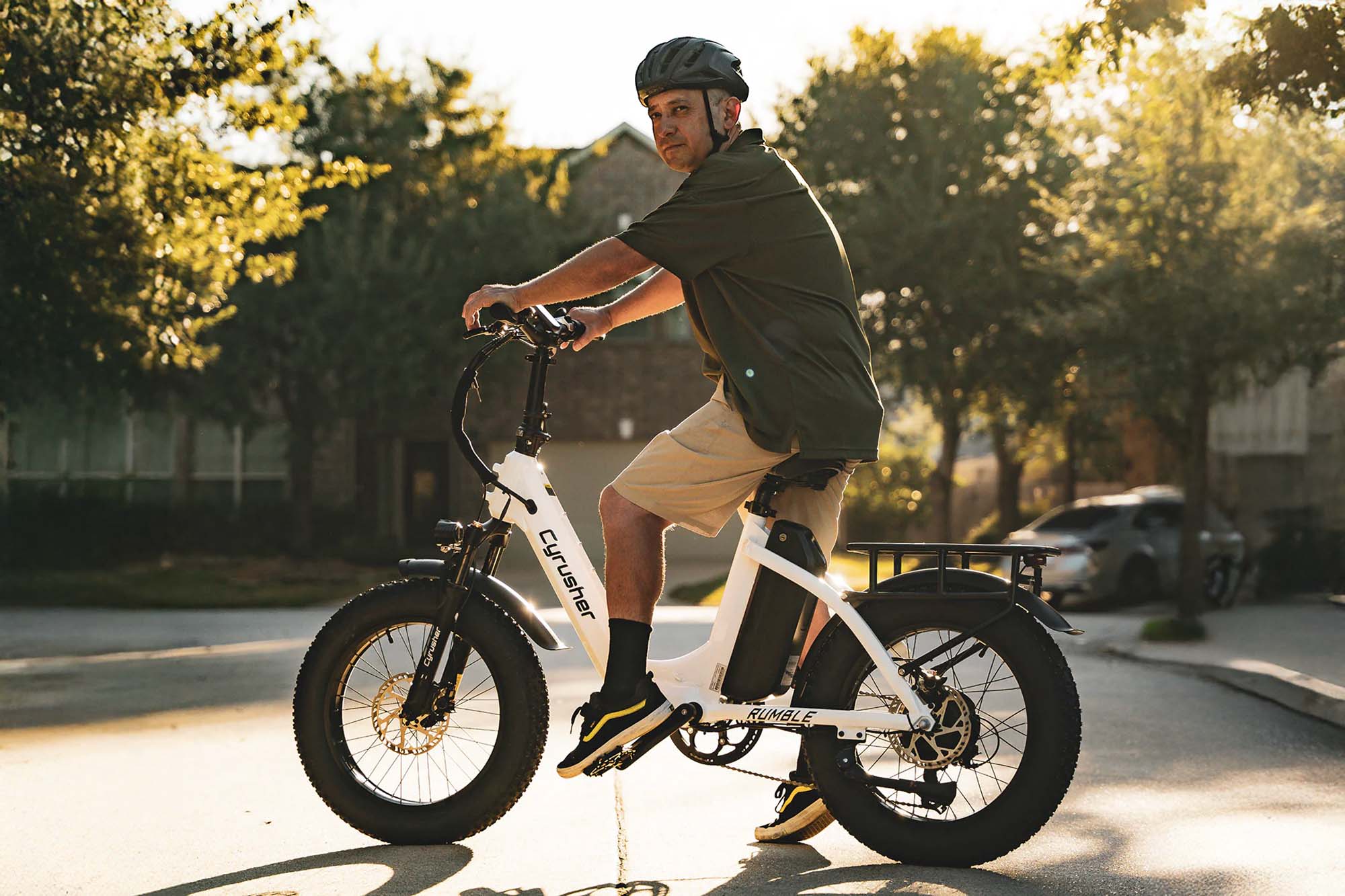 Cyrusher Rumble Step-Thru Fat Tire E-Bike