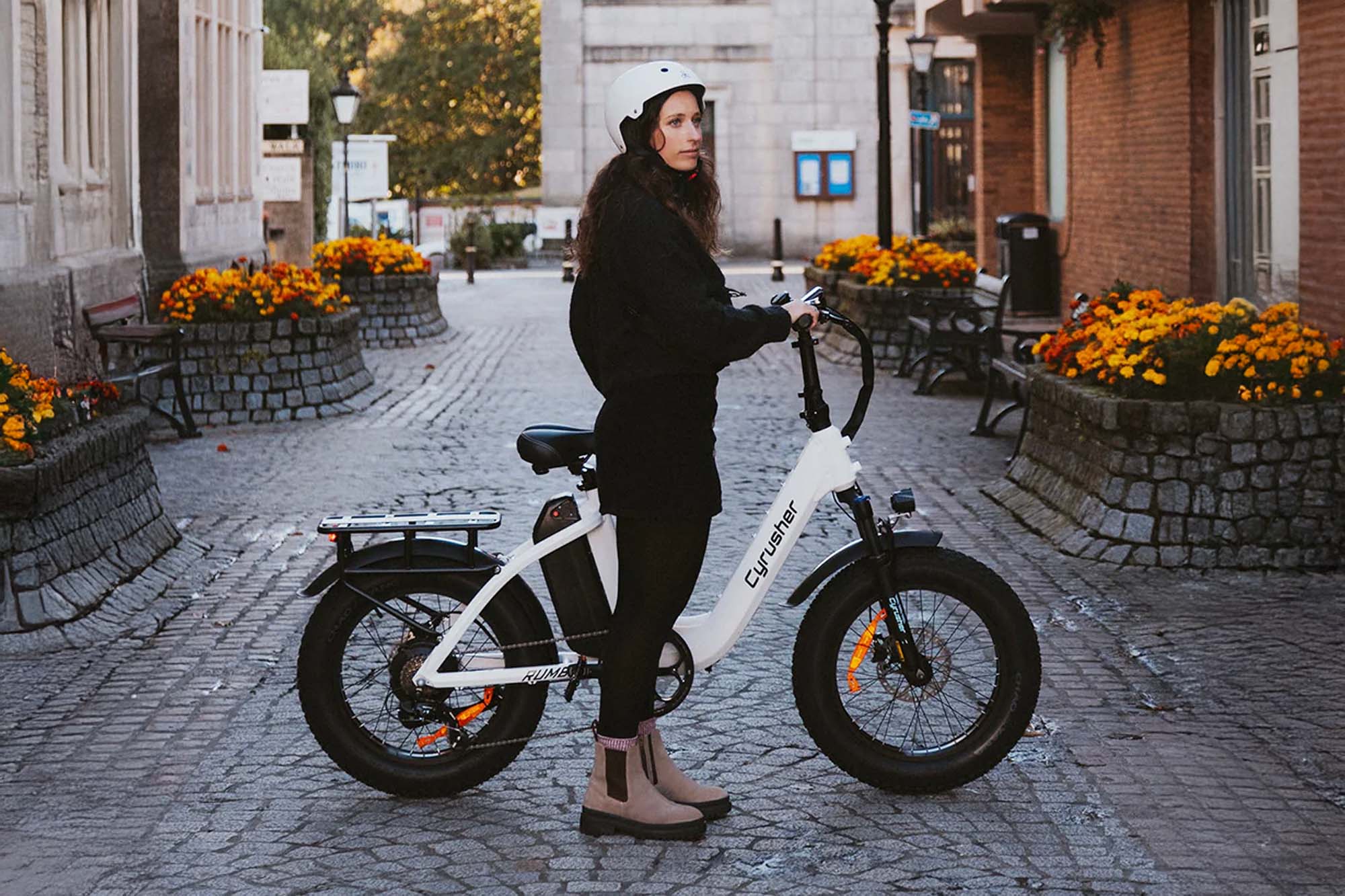 Cyrusher Rumble Step-Thru Fat Tire E-Bike