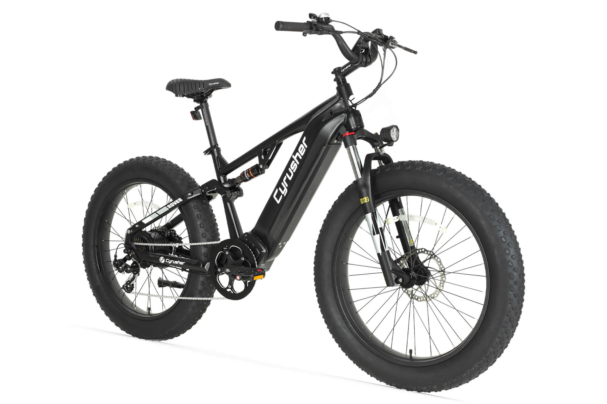 Cyrusher Rover Step-Over Full-Suspension E-Bike