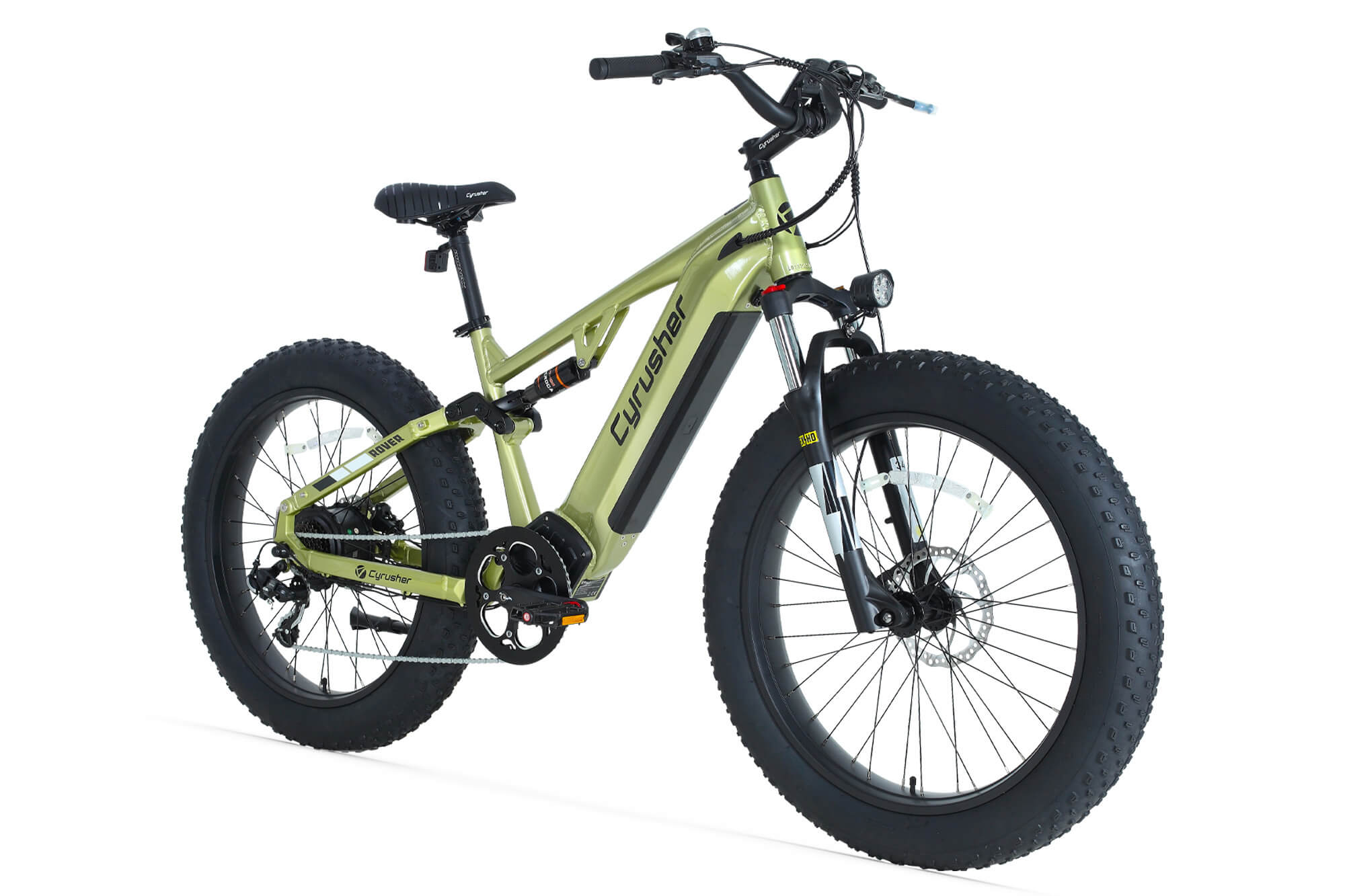 Cyrusher Rover Step-Over Full-Suspension E-Bike
