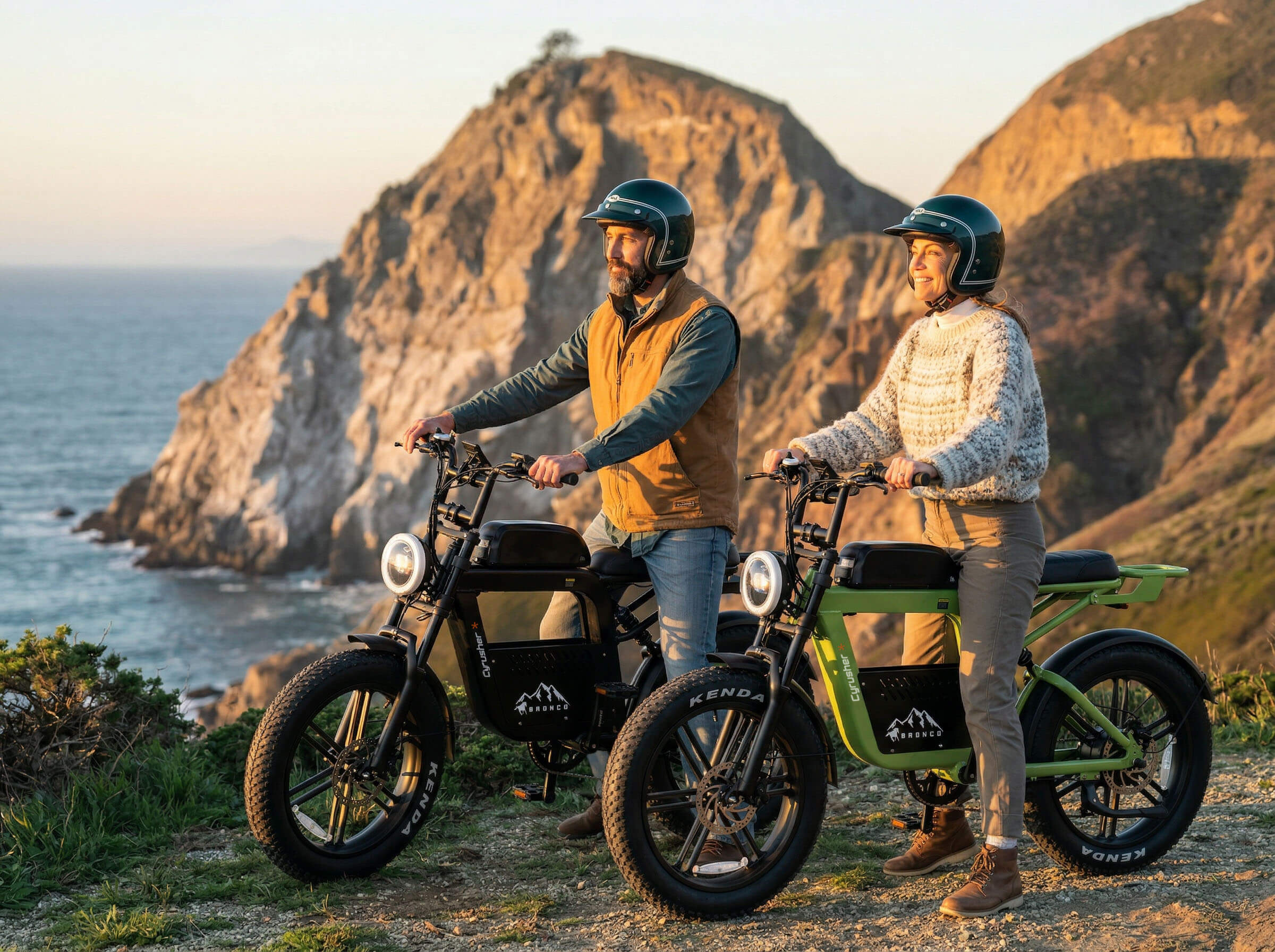 Cyrusher Bronco Moped-Style Electric Bike