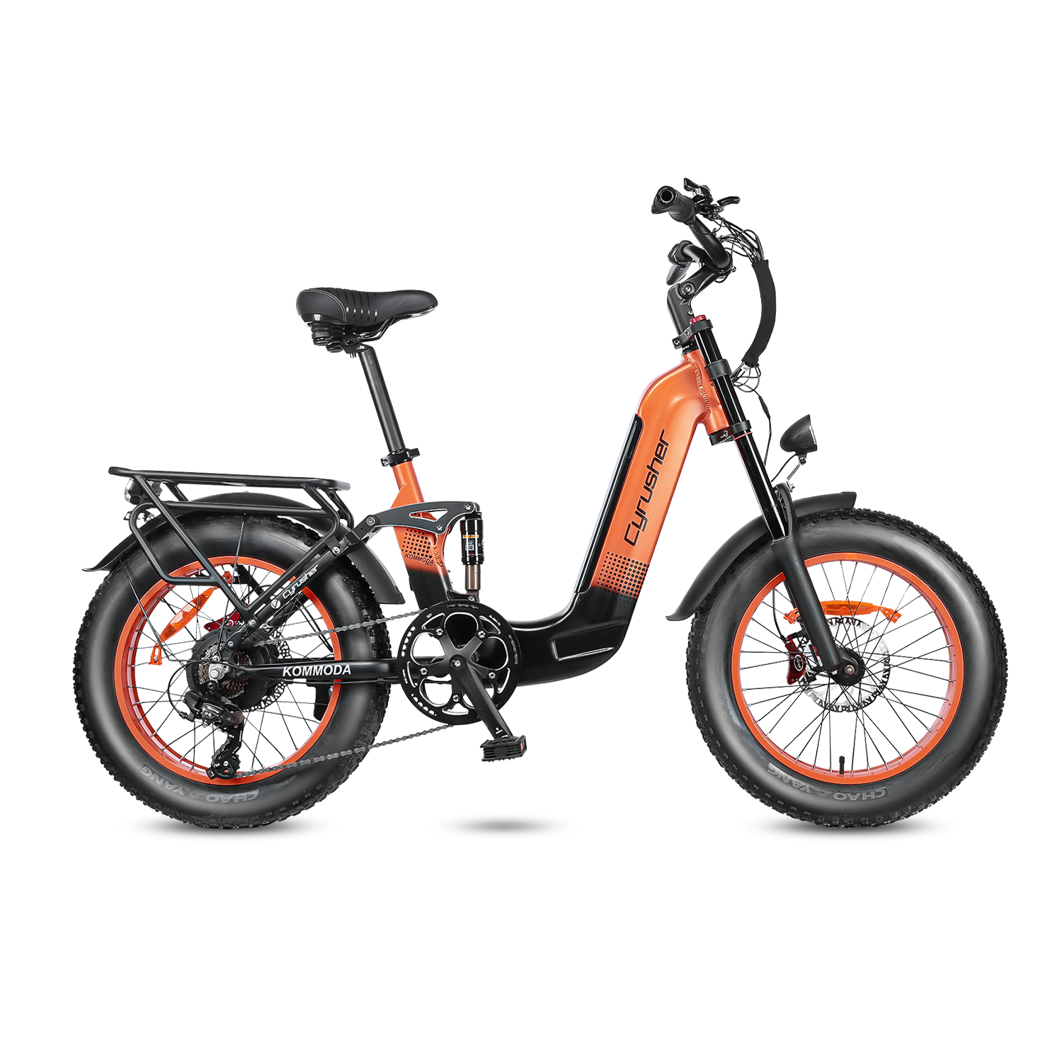 Cyrusher Kommoda Ebike. Step-through electric bike. 50 miles electric