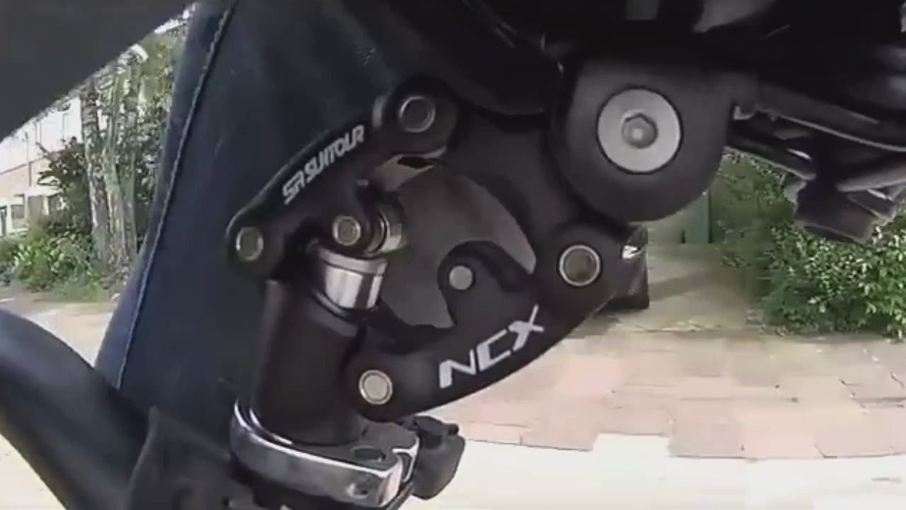 Load video: Suspension Seat Post for Model L3/L5