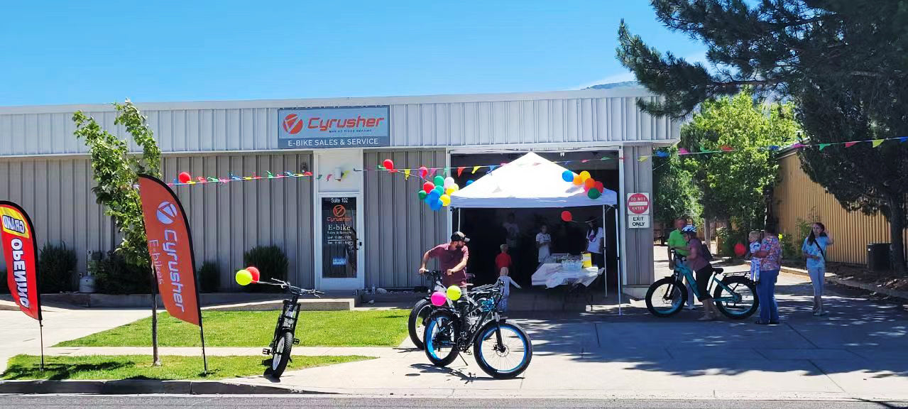 Do You Want a Wonderful Ride? Cyrusher’s First Offline Store in Utah, Welcome to Test Ride!