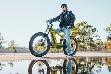 A man and an e-bike