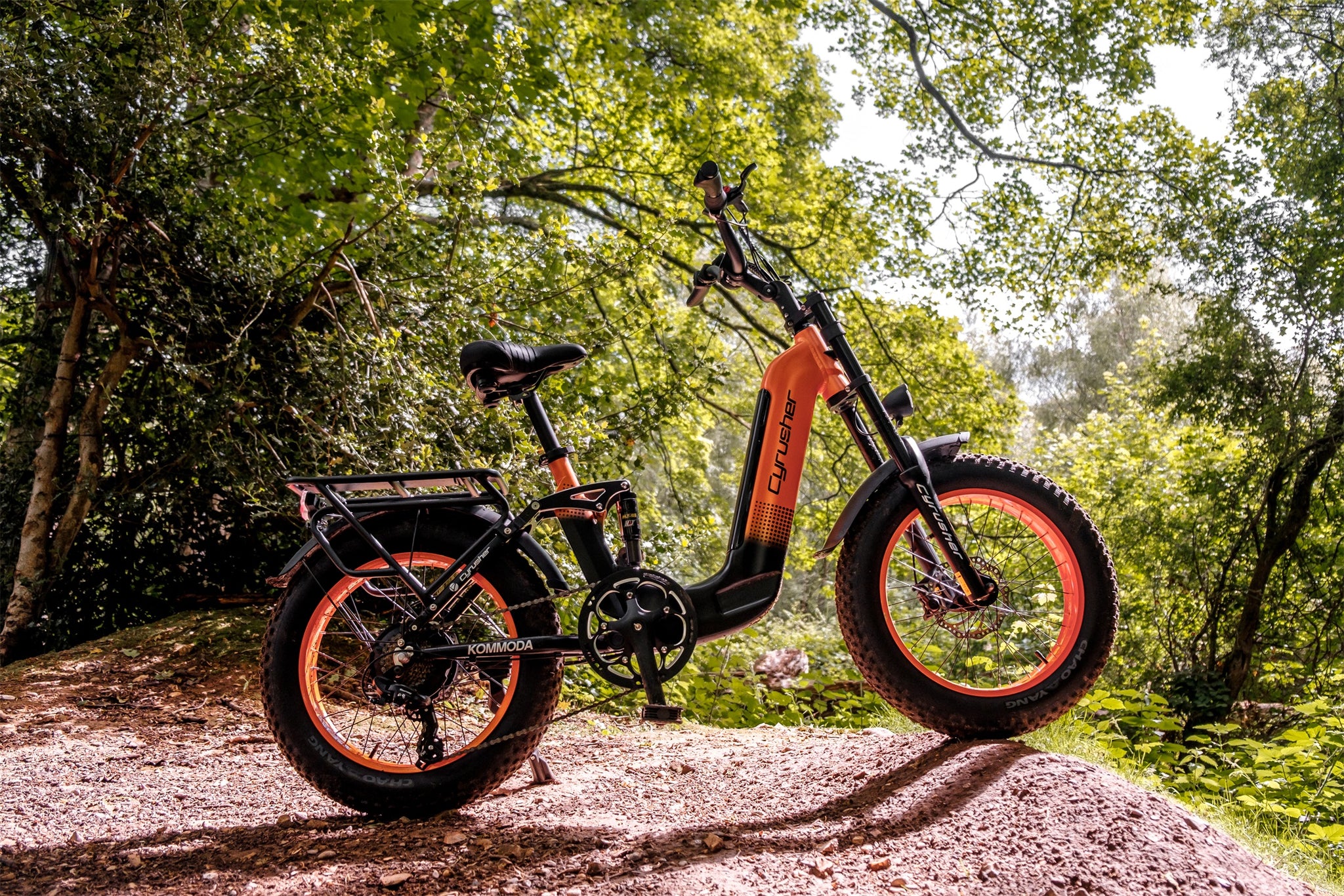 An electric bicycle is parked on the sand.-0824