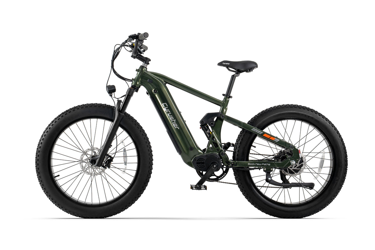 Cyrusher Rover Pro Step-Over Full-Suspension E-Bike