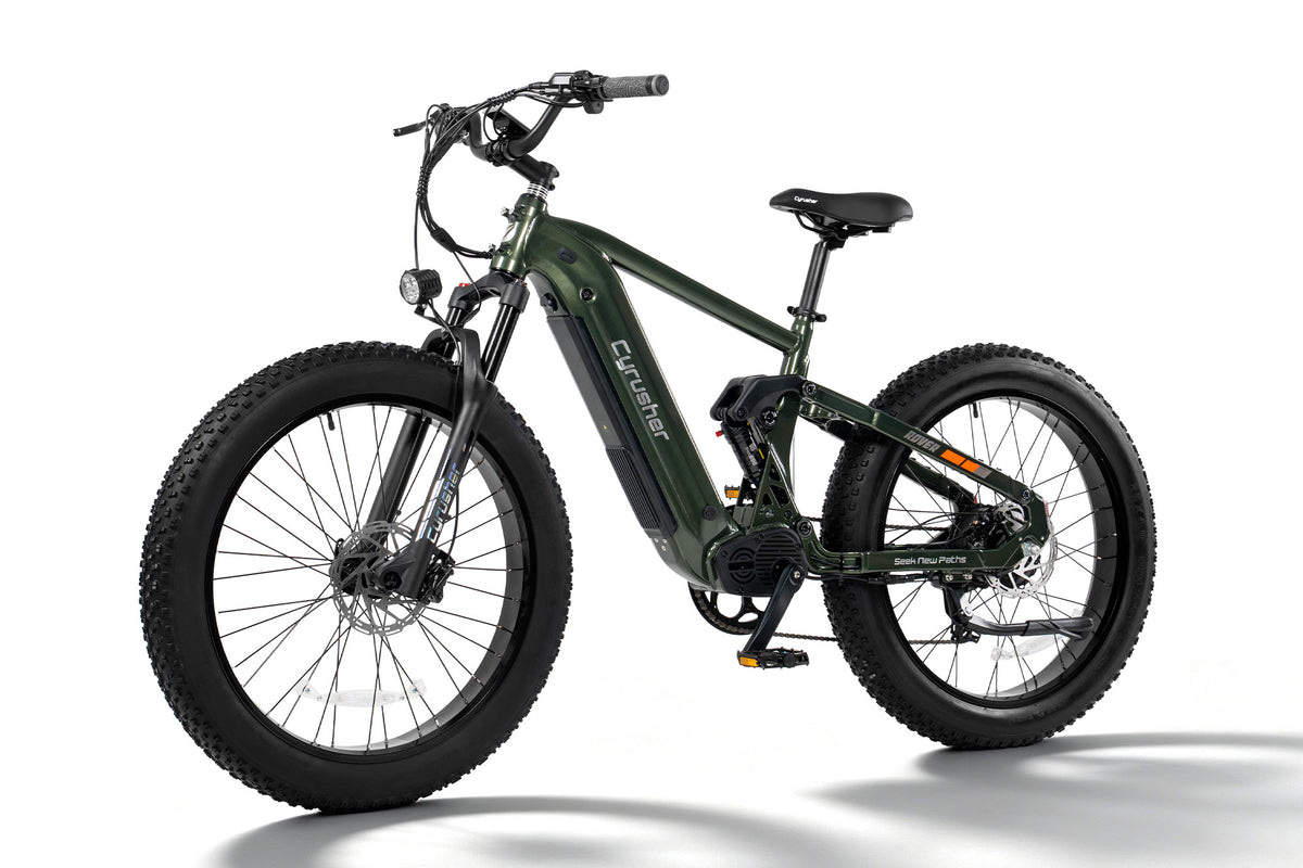 Cyrusher Rover Pro Step-Over Full-Suspension E-Bike