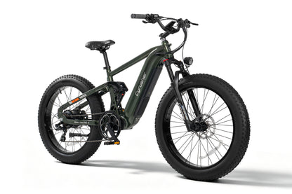 Cyrusher Rover Pro Step-Over Full-Suspension E-Bike