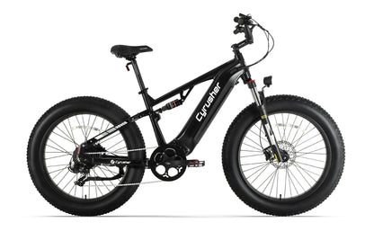 Cyrusher Rover Step-Over Full-Suspension E-Bike