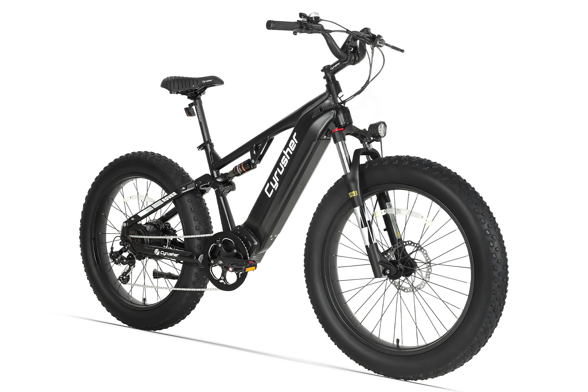 Cyrusher Rover Step-Over Full-Suspension E-Bike
