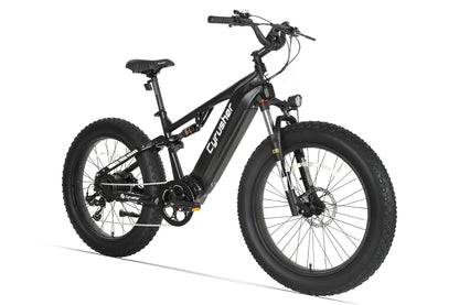 Cyrusher Rover Step-Over Full-Suspension E-Bike