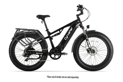 Cyrusher Rover Step-Over Full-Suspension E-Bike