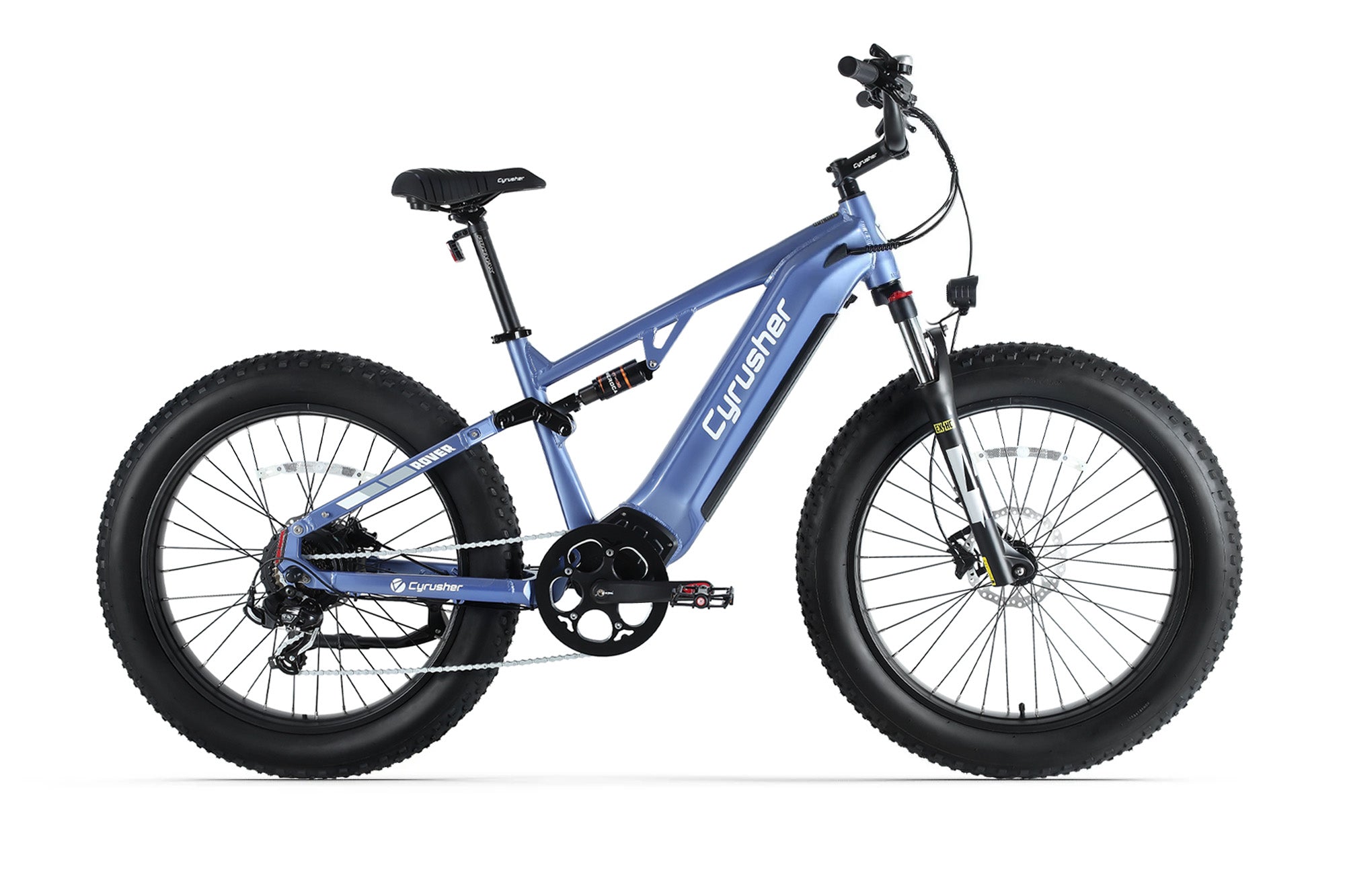 Cyrusher Rover Step-Over Full-Suspension E-Bike