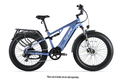 Cyrusher Rover Step-Over Full-Suspension E-Bike