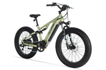 Cyrusher Rover Step-Over Full-Suspension E-Bike