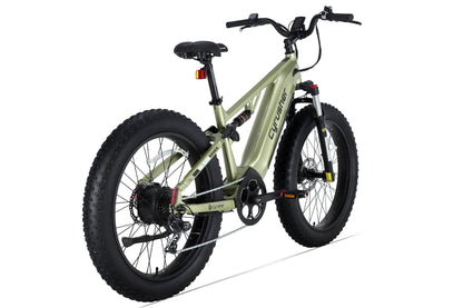 Cyrusher Rover Step-Over Full-Suspension E-Bike