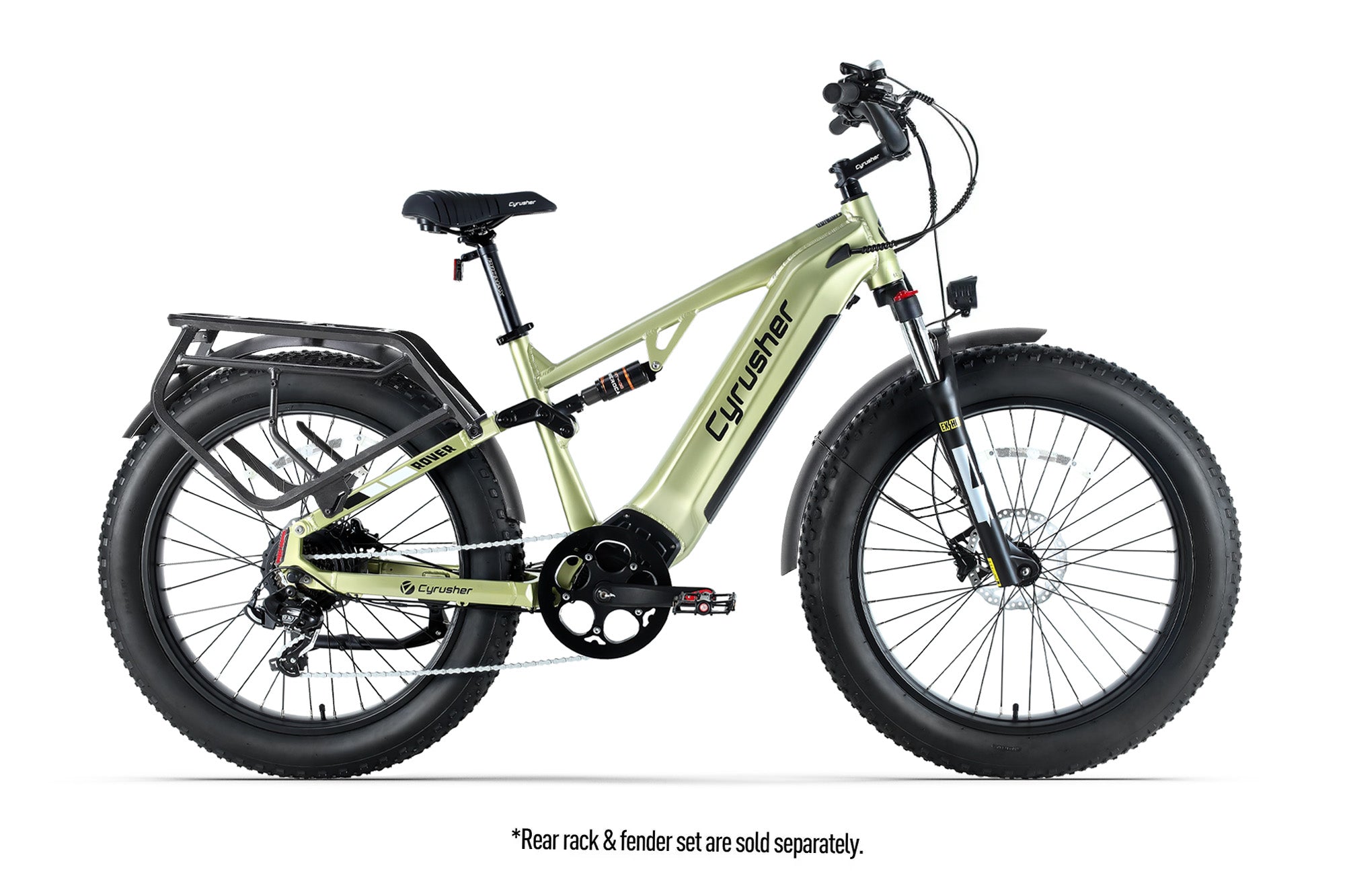 Cyrusher Rover Step-Over Full-Suspension E-Bike