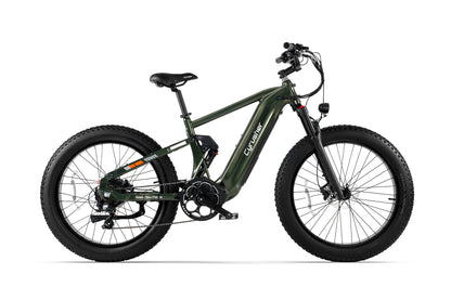 Cyrusher Rover Pro Step-Over Full-Suspension E-Bike