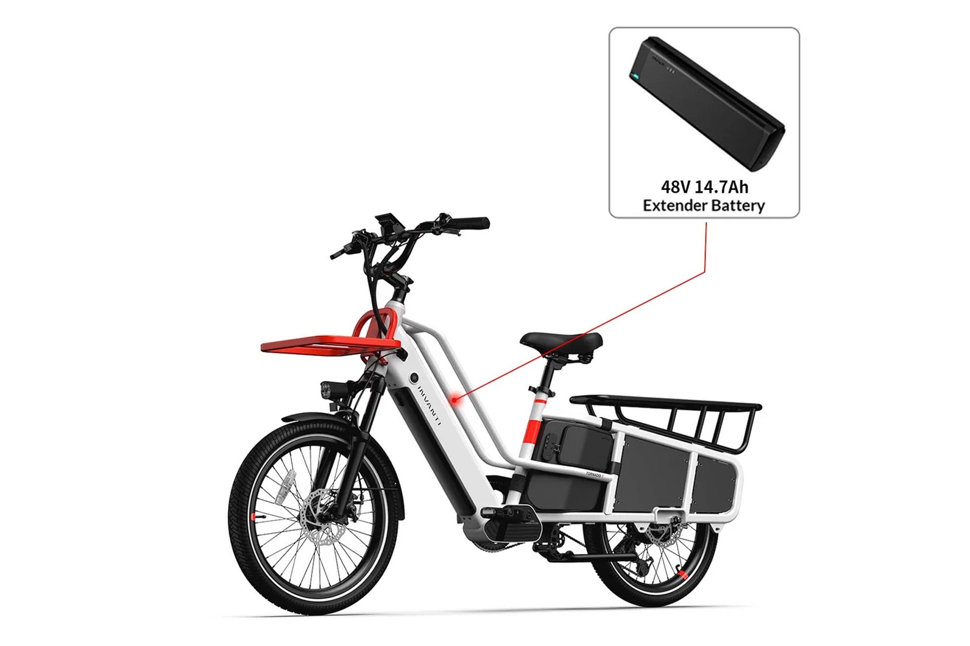 48V10.4Ah Extra Battery Pack for Tornado