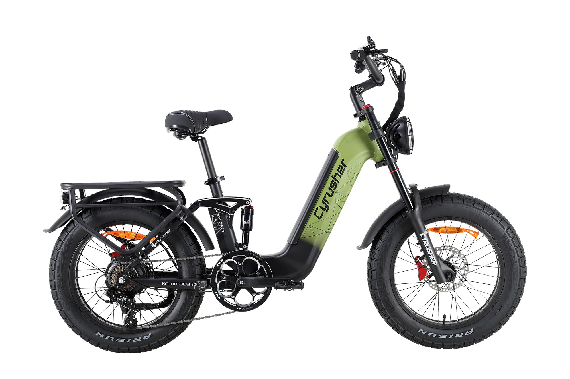 Cyrusher Kommoda Ebike 2025 New. Step-through electric bike. 68 miles electric bicycle.