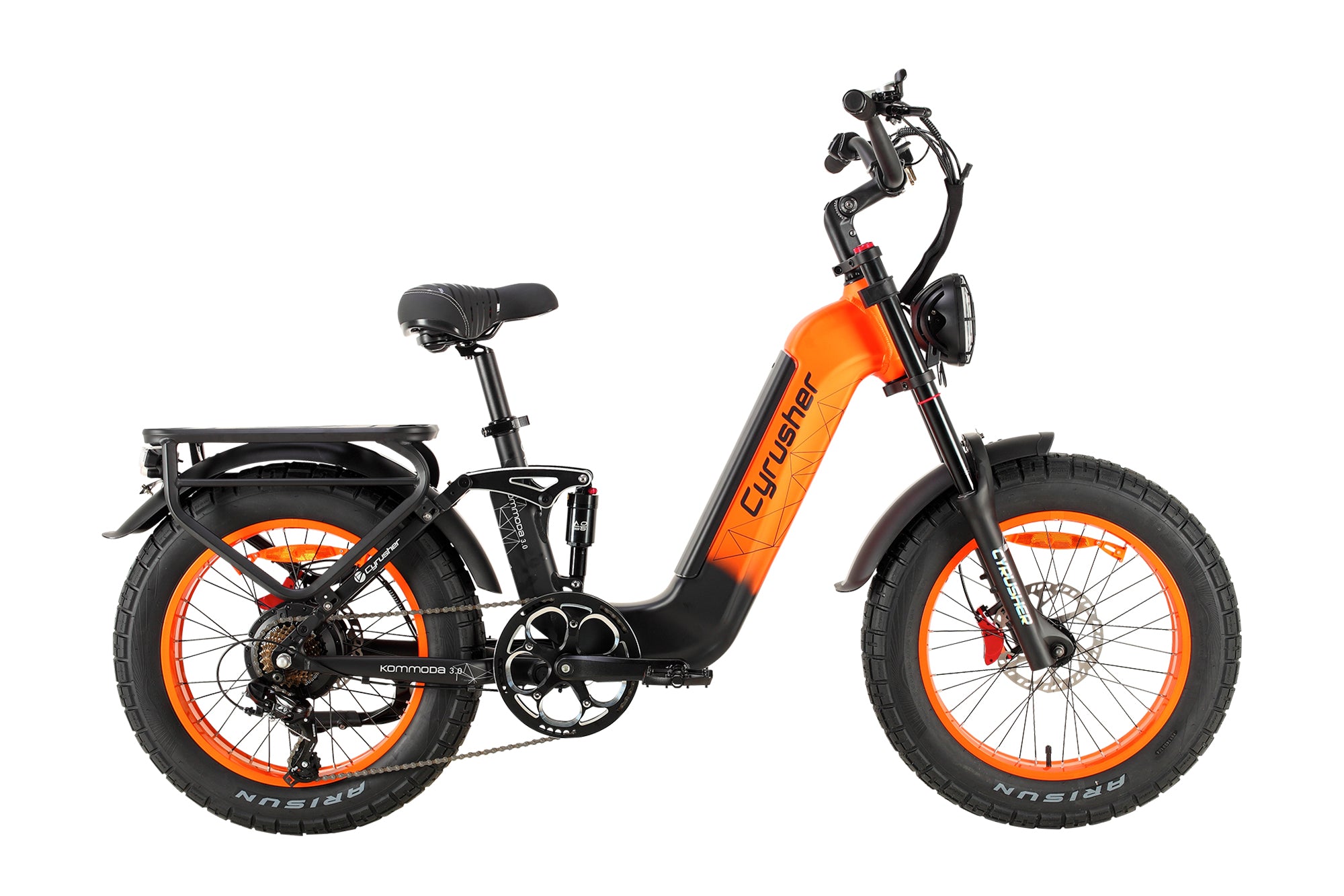 Cyrusher Kommoda Ebike 2025 New. Step-through electric bike. 68 miles electric bicycle.