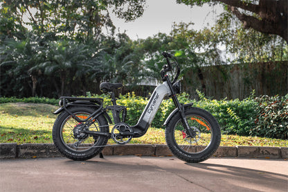 Cyrusher Kommoda Ebike 2025 New. Step-through electric bike. 68 miles electric bicycle.