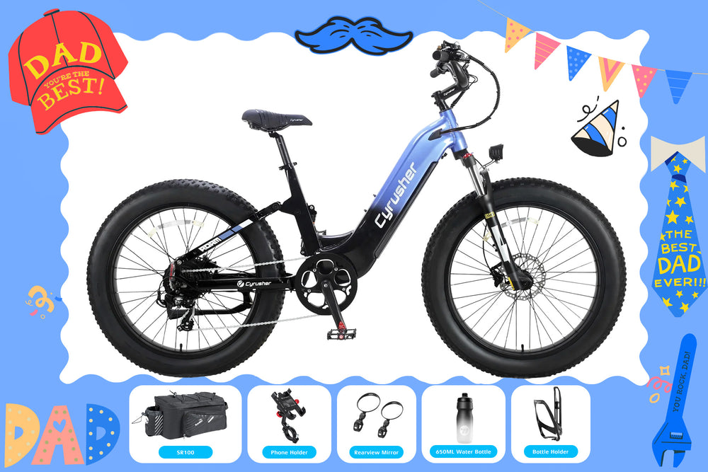 Cyrusher Roam Step-Thru Full-Suspension E-Bike