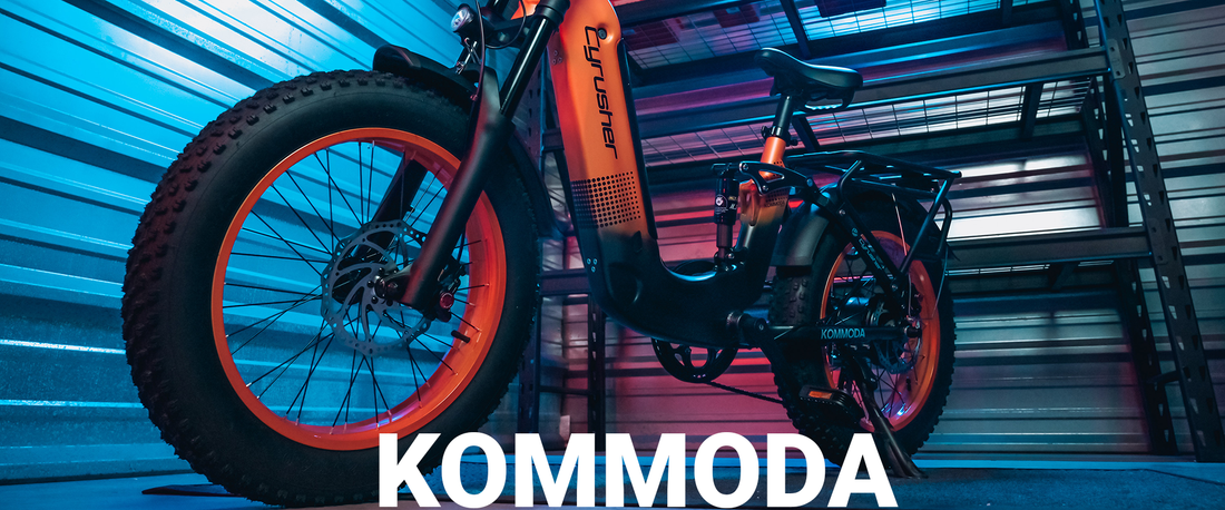 Cyrusher Kommoda Ebike. Step-through electric bike. 50 miles electric  bicycle.