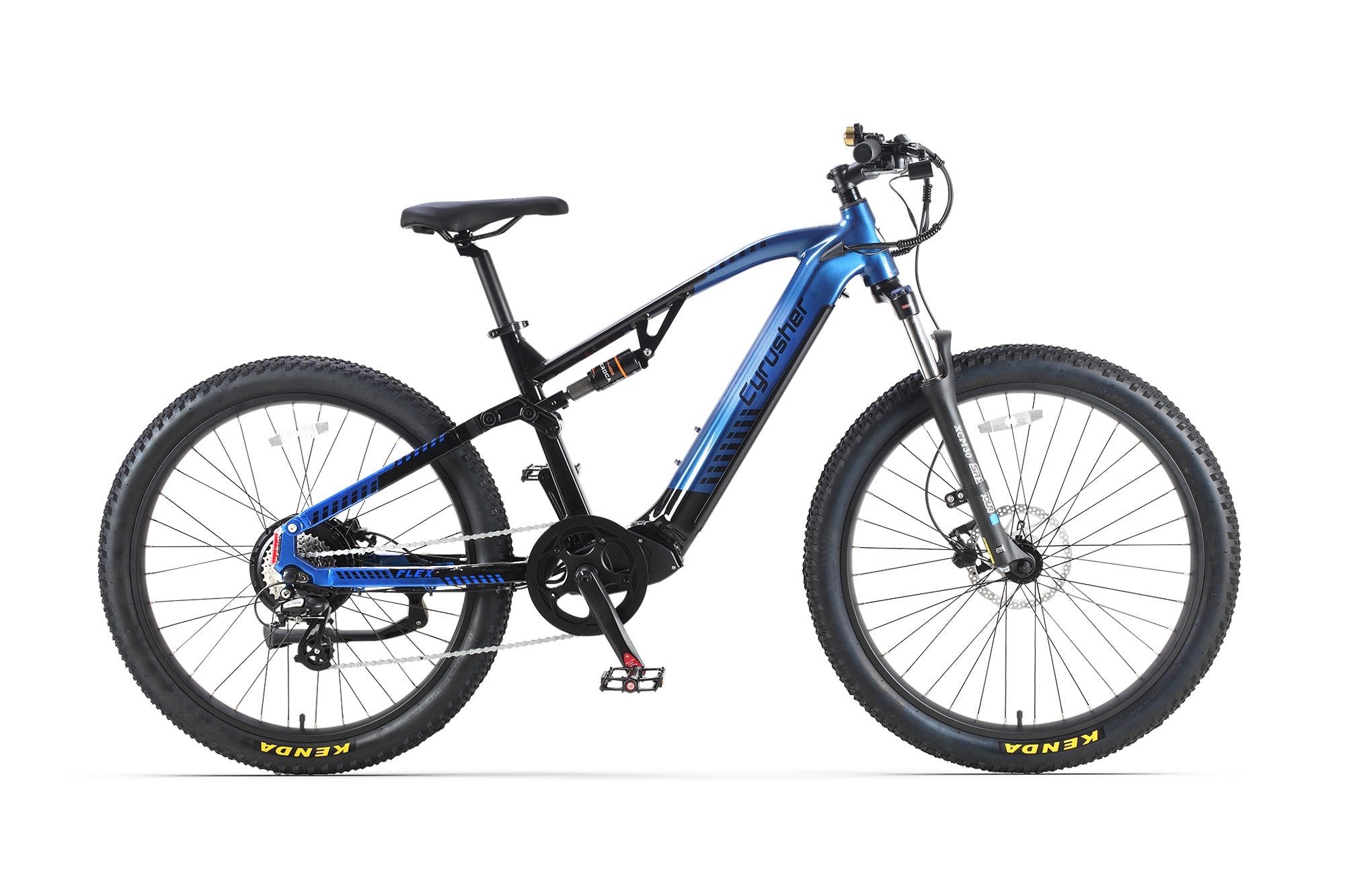 cyrusher e-mountainbike 20 zoll elektrofahrrad 750w 48v 14ah vollfederung ebike Cyrusher Flex Step-Over Commuter E-Bike