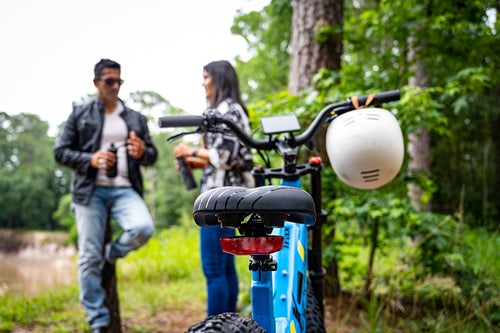 photo bike cyrusher ranger trax ebike forest trip 01