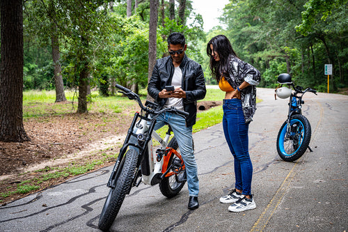 photo bike cyrusher ranger trax ebike forest trip 09