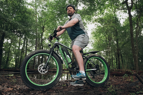 photo ebike cyrusher riding woods 05