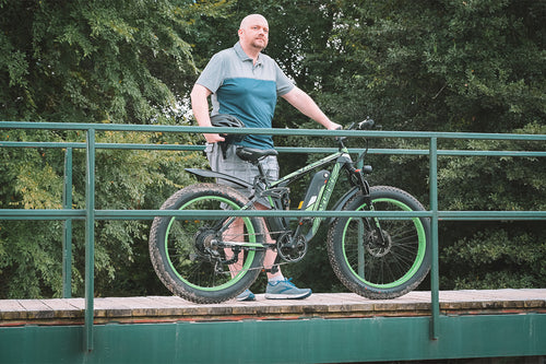 photo ebike cyrusher riding woods 06