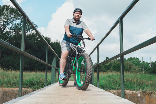 photo ebike cyrusher riding woods 07
