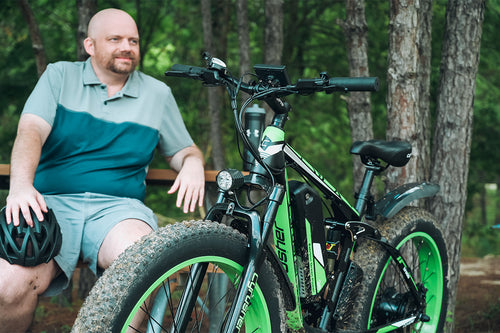 photo ebike cyrusher riding woods 09