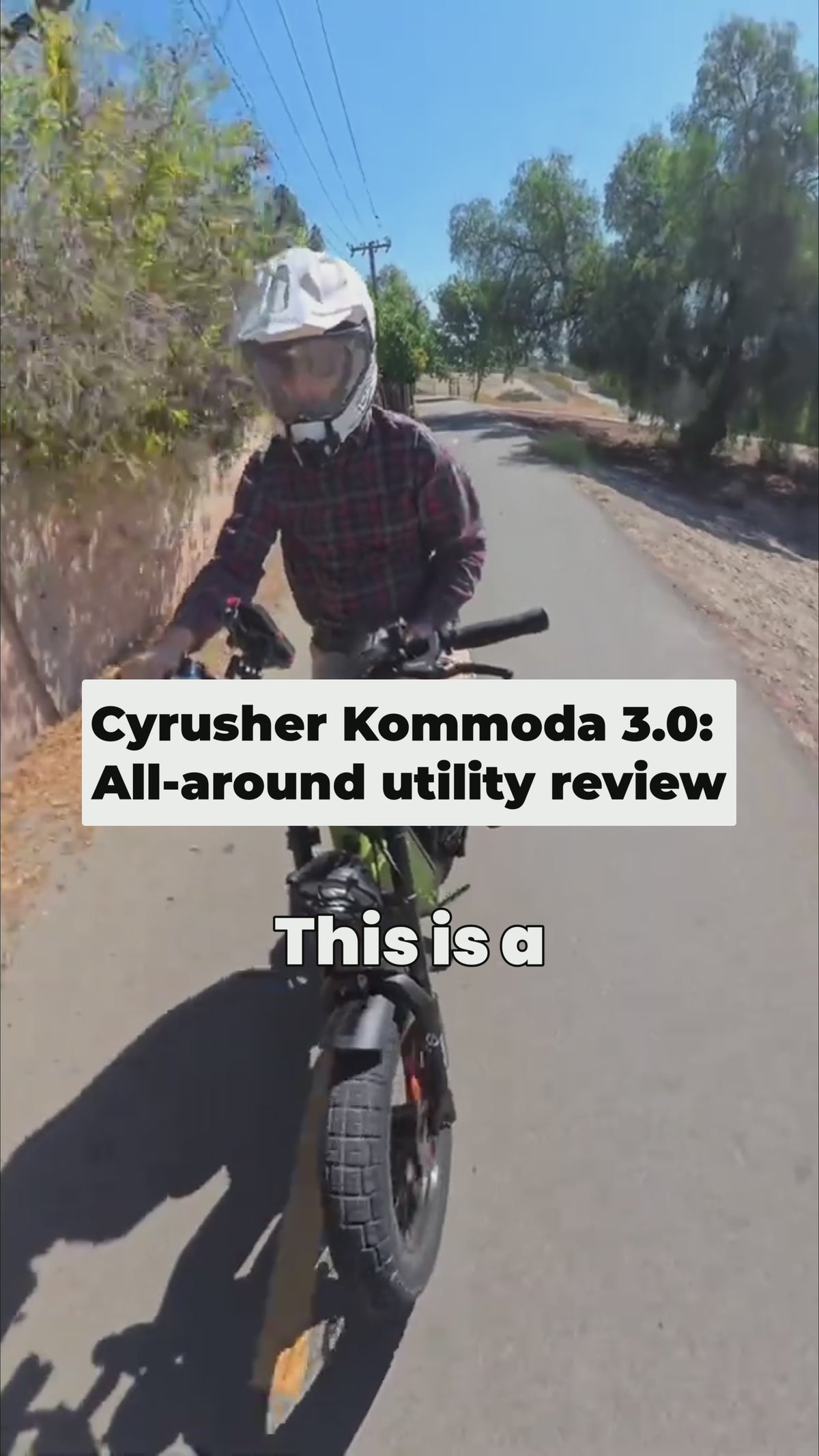 Cyrusher Kommoda 3.0 | Effortless Step-Through Ride for Total Comfort