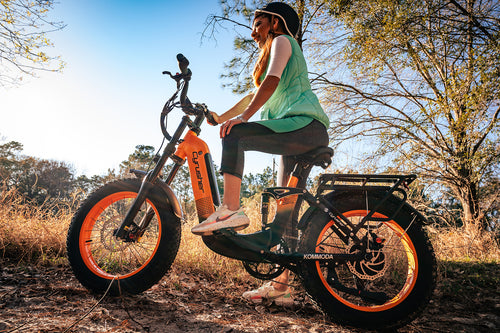 wallpaper bike photo ebike cyrusher kommoda horizon sunset