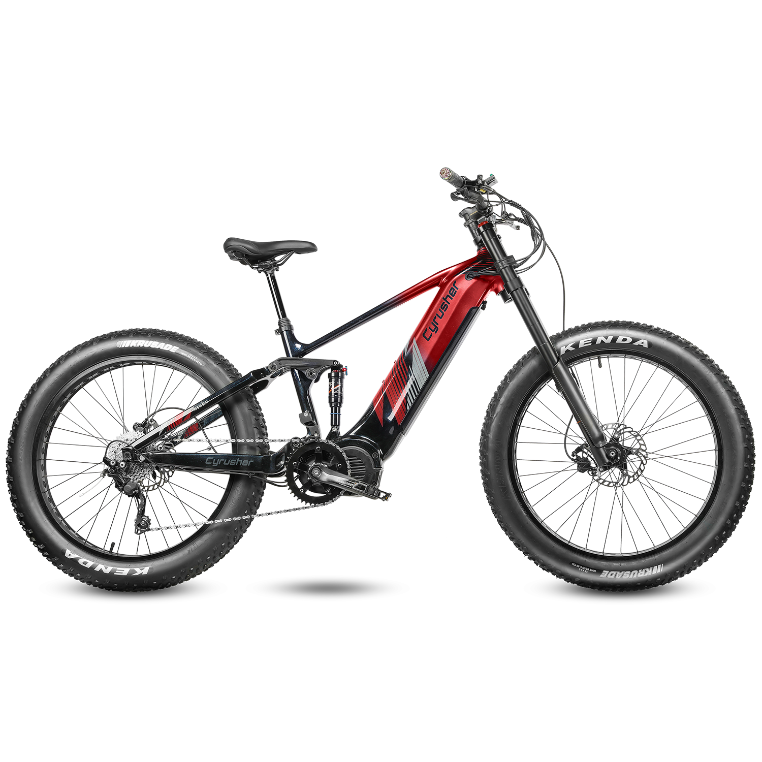 Cyrusher XF800 Ebike. Mountain Electric Bike. 50 miles electric