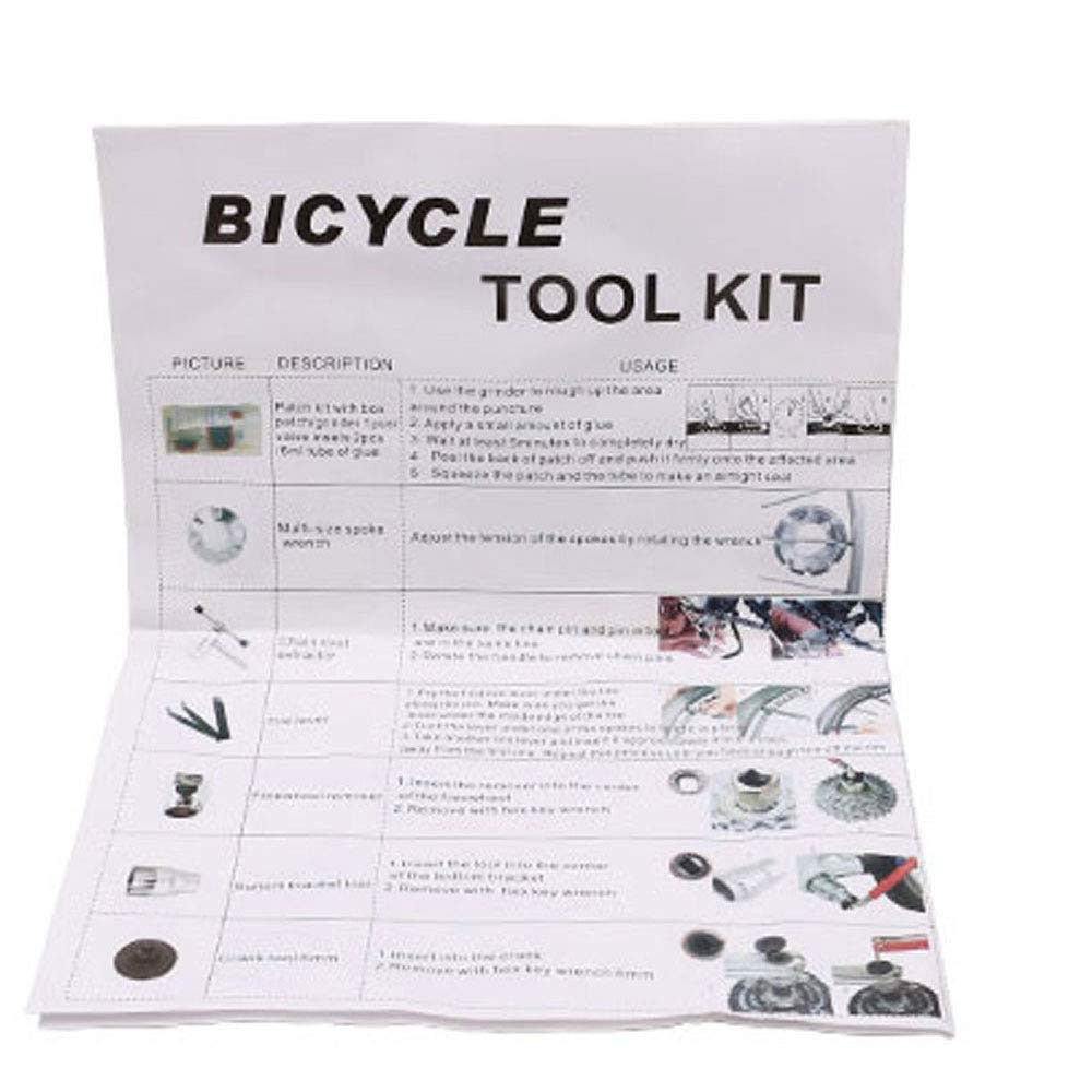 Bicycle Repair Tool Kit (Manual)