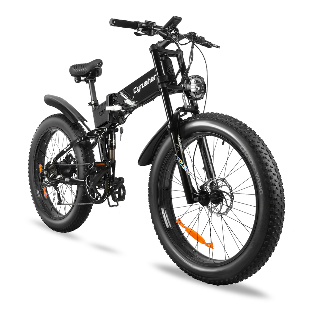 Cyrusher Hurricane-1000W Carbon Fiber Mid-Drive Ebike