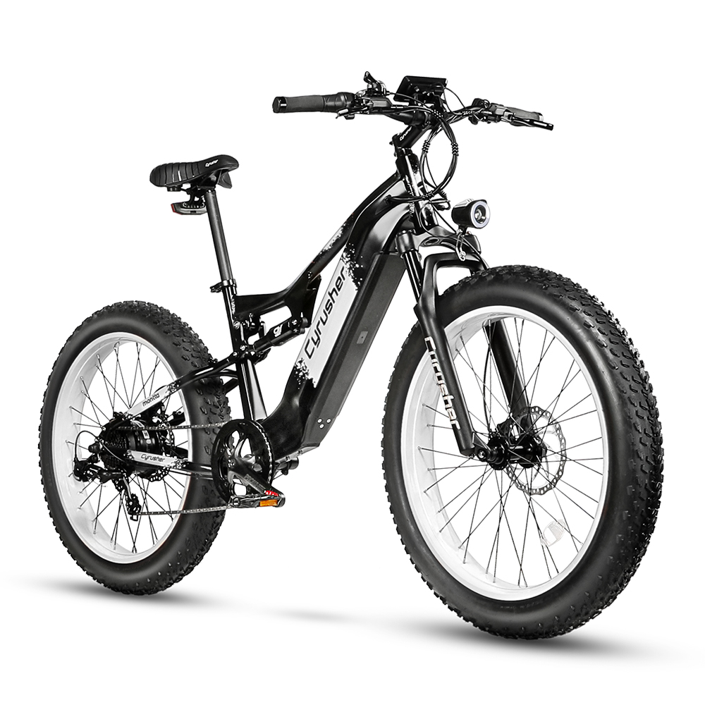 cyrusher e-mountainbike 20 zoll elektrofahrrad 750w 48v 14ah vollfederung ebike Montta All-Terrain Full Suspension Ebike