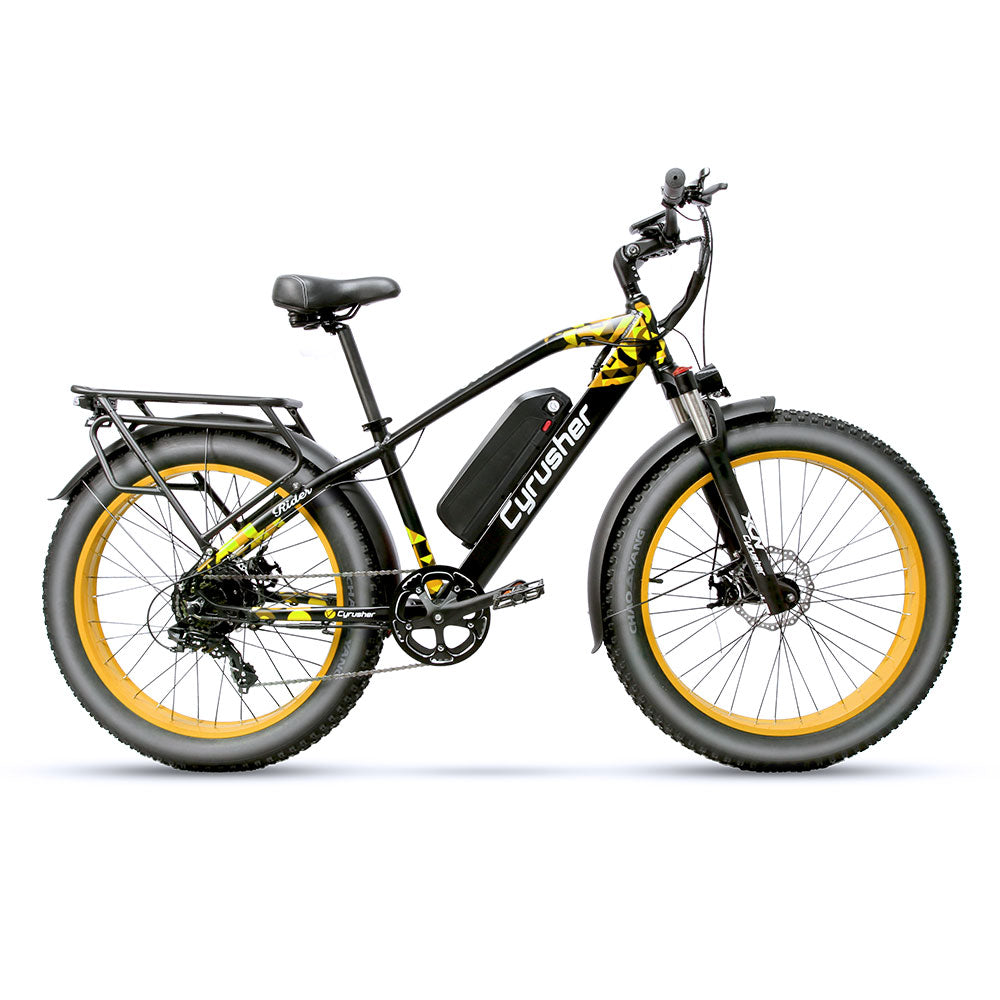 Cyrusher Rider (XF650), Affordable Mountain Ebike (Yellow)