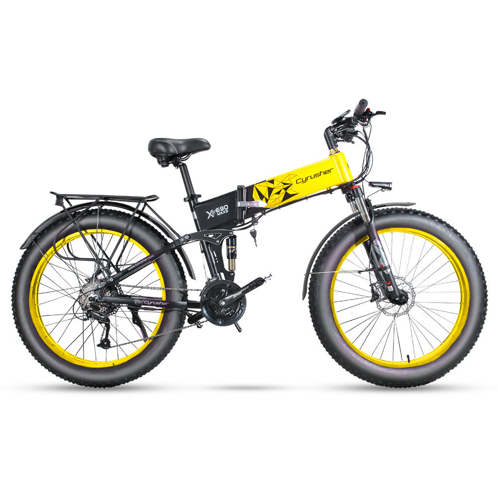electric folding bicycle XF690 Maxs Folding Mountain Ebike